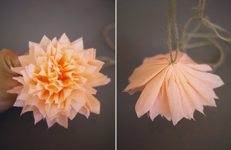 Martha Stewart pink pom-pom garland