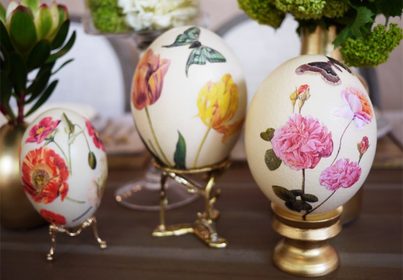 Uovo di Pasqua decorato con decoupage  Easter egg designs, Decoupage,  Easter eggs