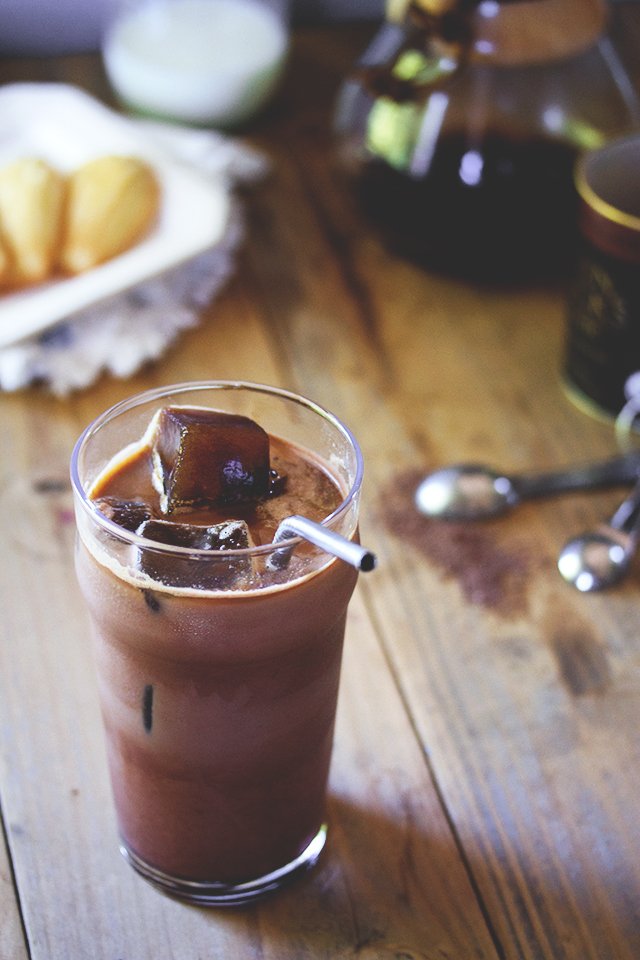 Mocha Ice Cubes for Iced Coffee