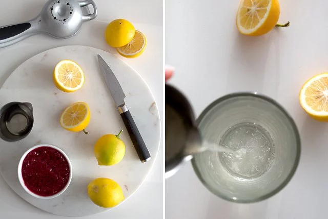 Gin and Jam Cocktail Recipe // HonestlyYUM