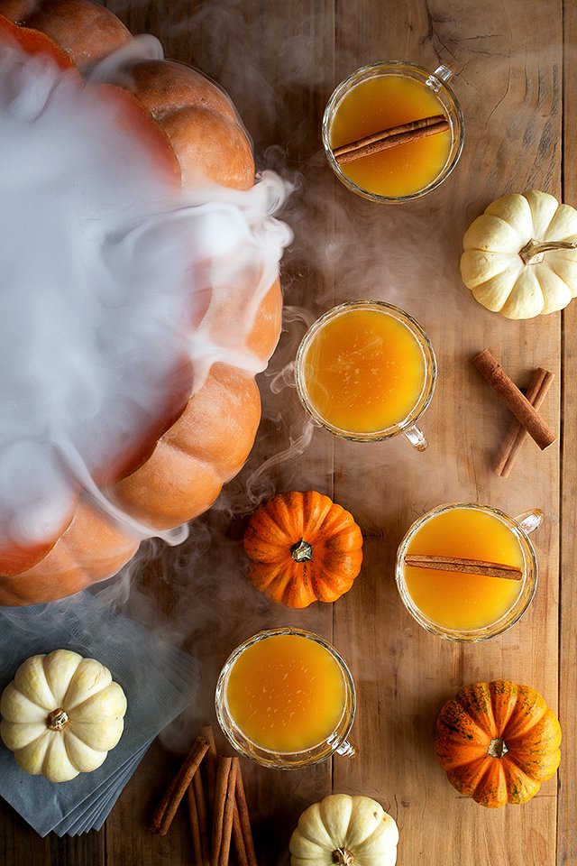 Halloween Punch Bowl - A Beautiful Mess