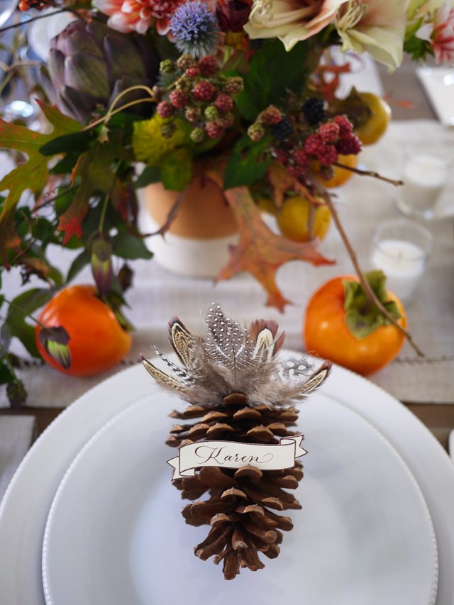 How do you make pine cone turkeys?