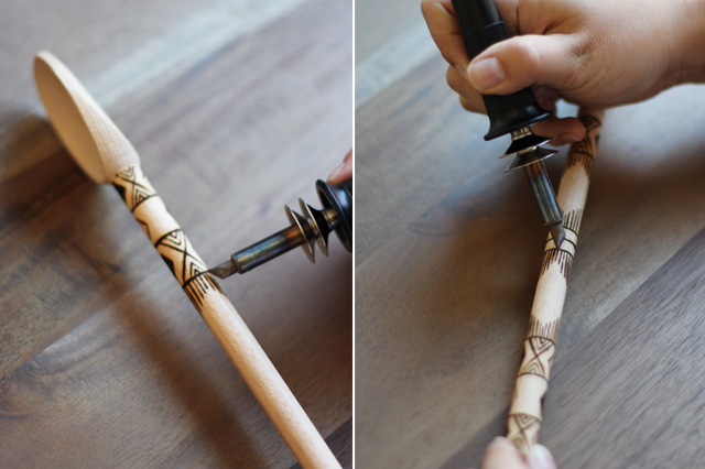 Wood Burned Spoons DIY