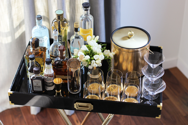 cocktail tray table