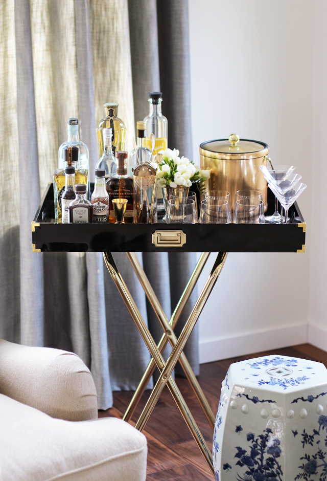 Bar on sale tray table