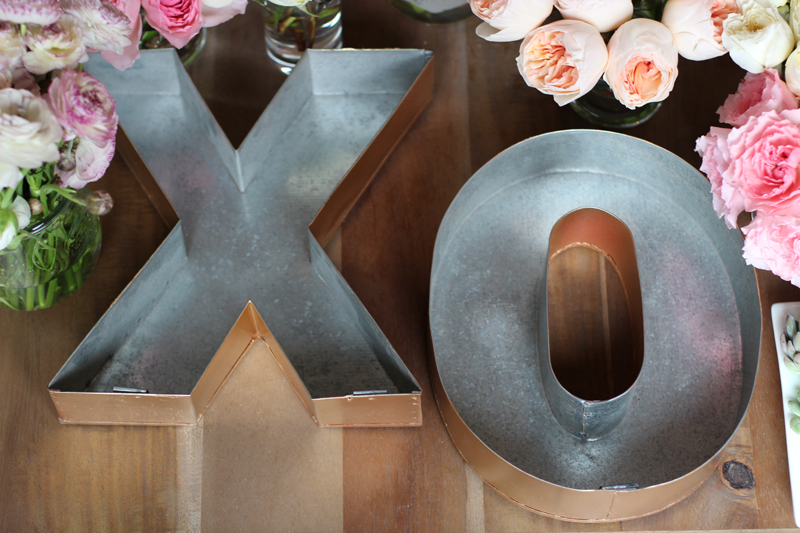 DIY Flowered Letter