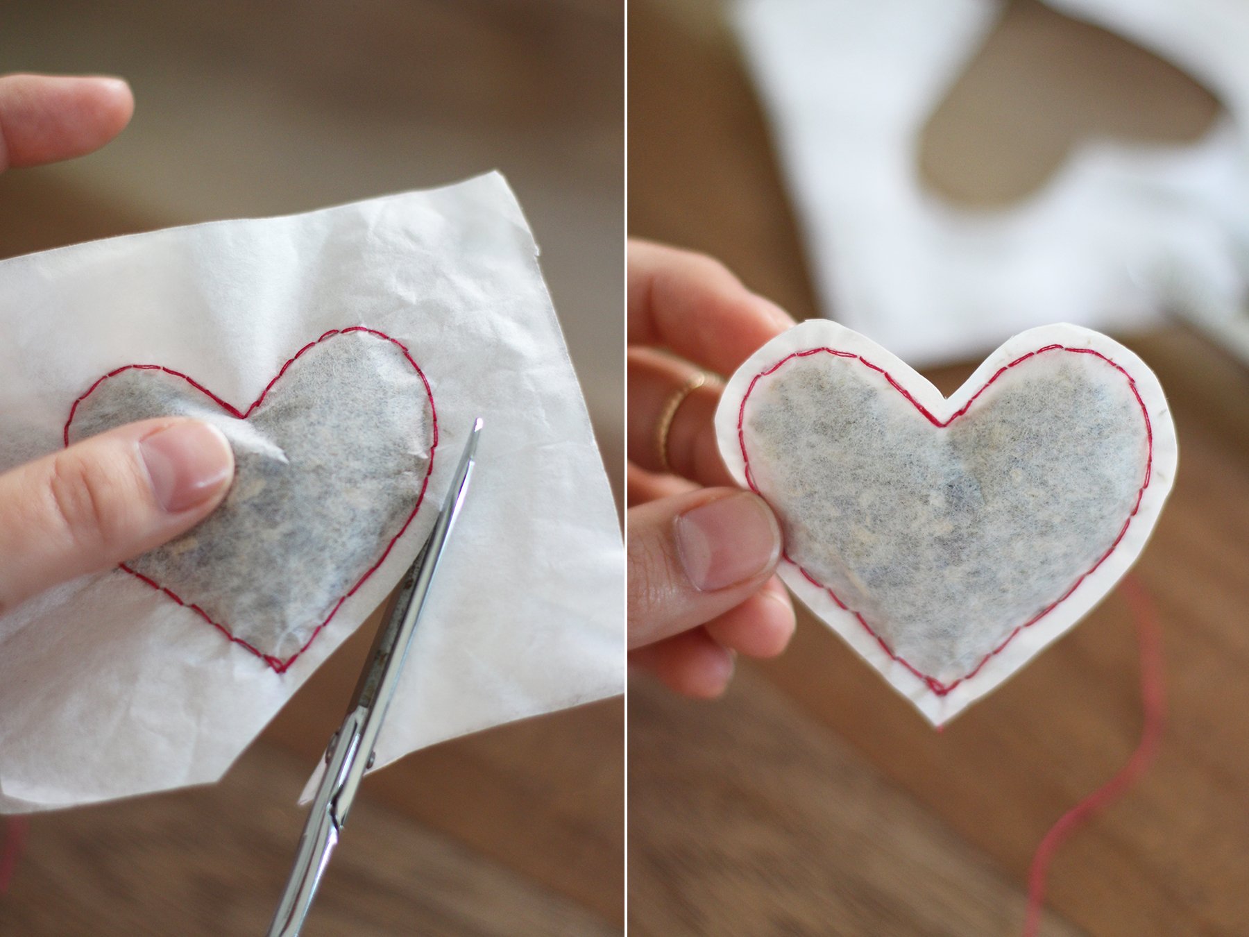 DIY Heart Shaped Tea Bags – HonestlyYUM