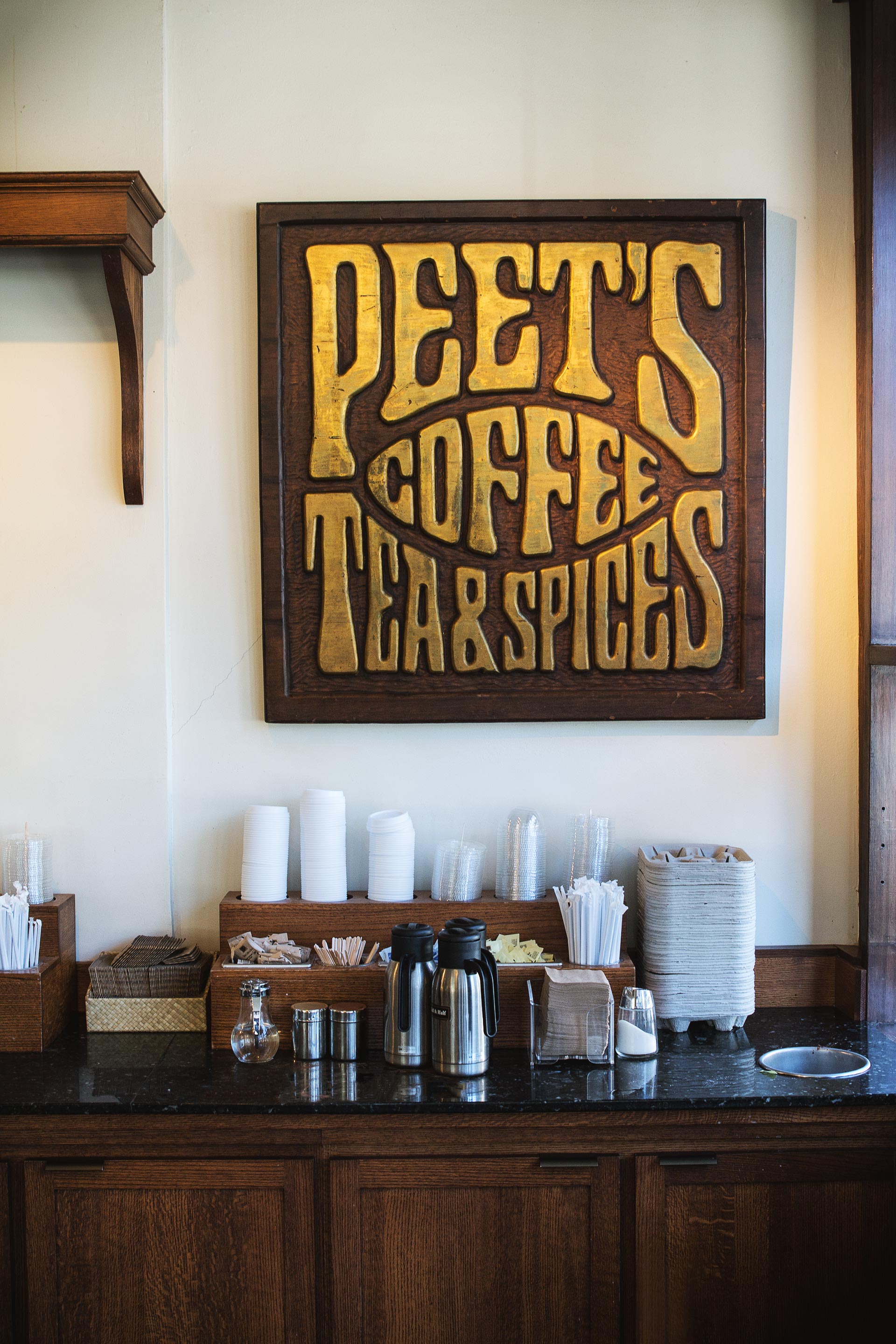 Inside the Original Peet's Coffee, Berkeley, CA