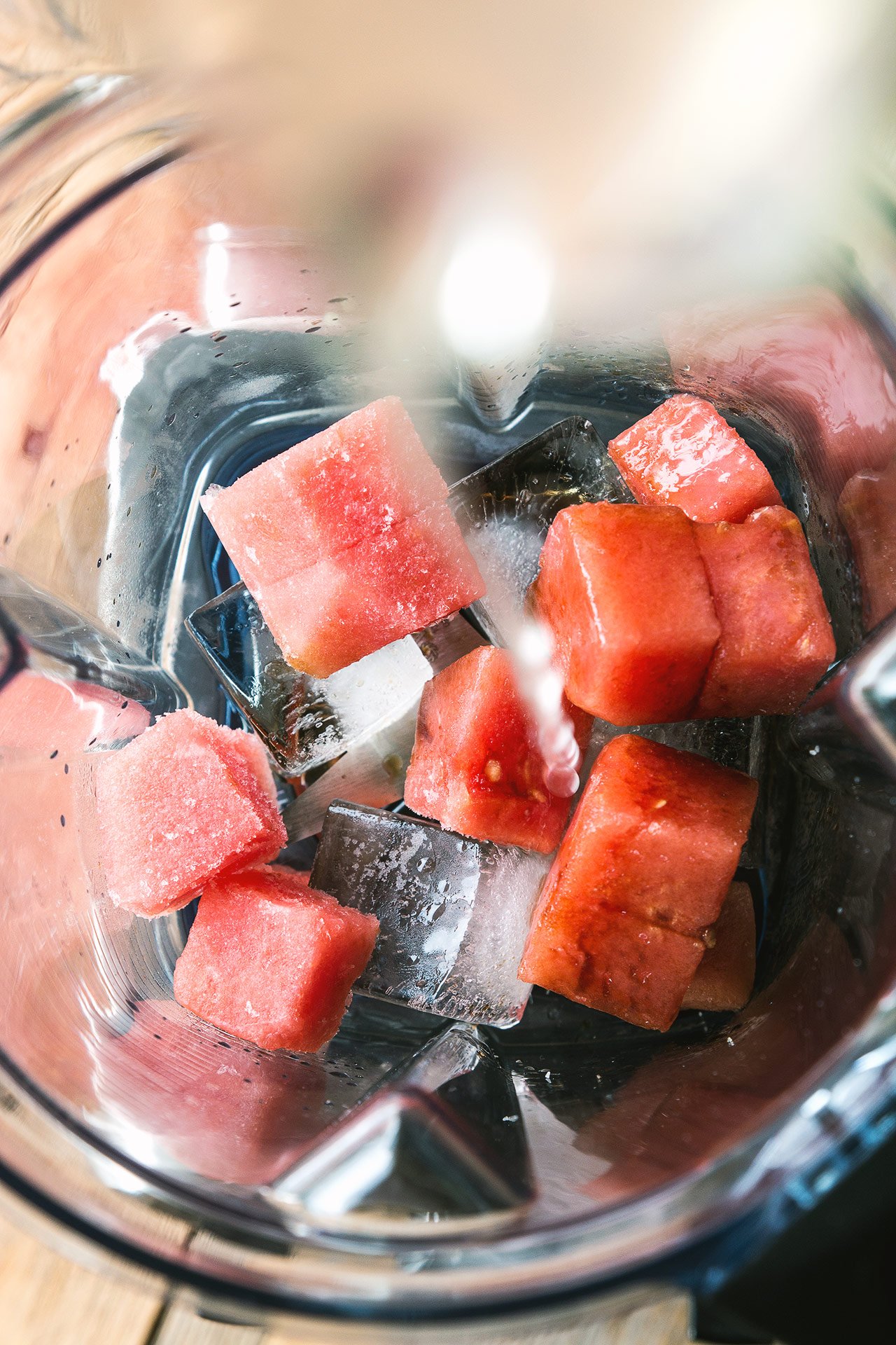 Watermelon Balsamic Cocktail Slushies by @HonestlyYUM honestlyyum.com