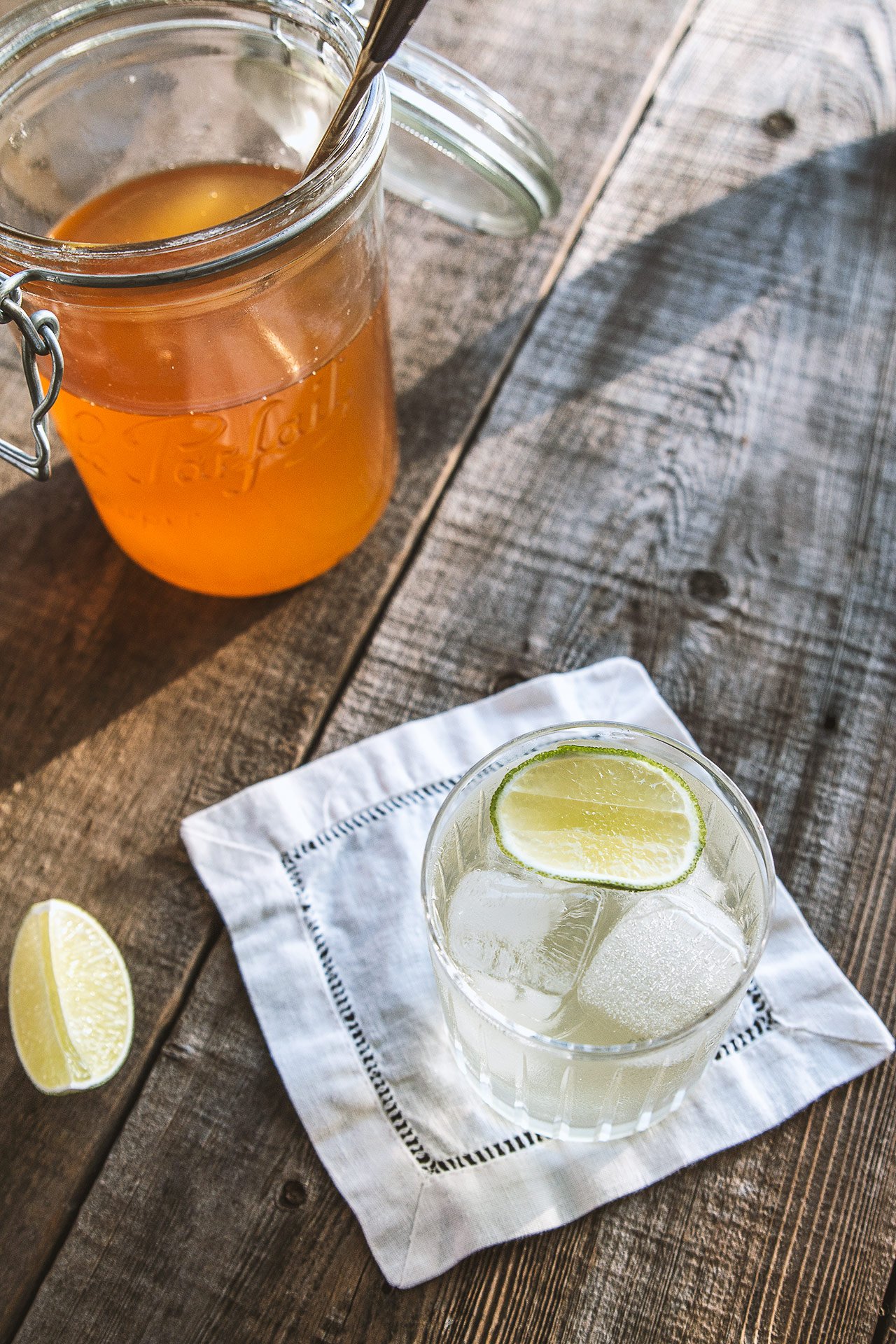 Gin and Tonic with Homemade Quinine Syrup | HonestlyYUM