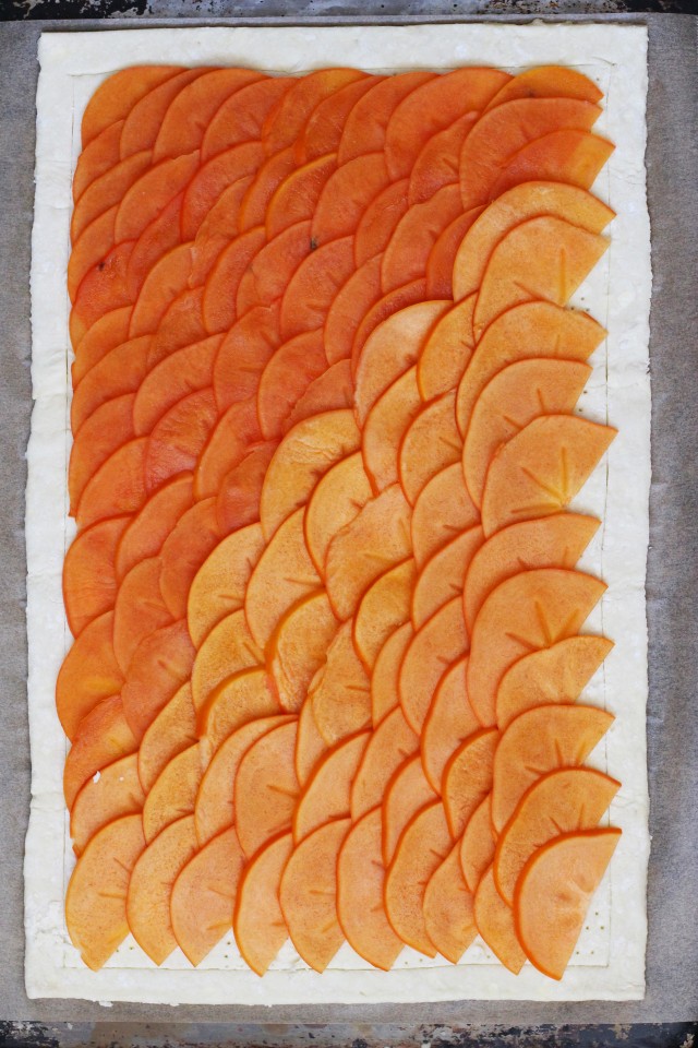 Persimmon tart