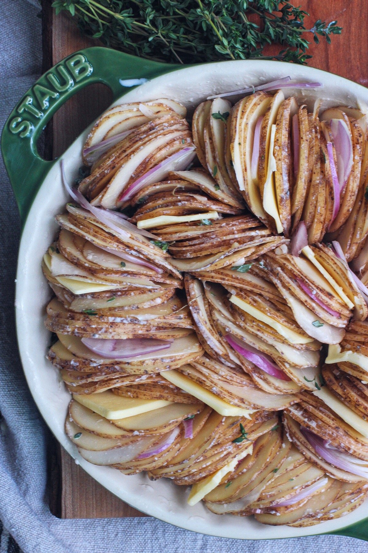 Hasselback Potato Gratin – HonestlyYUM