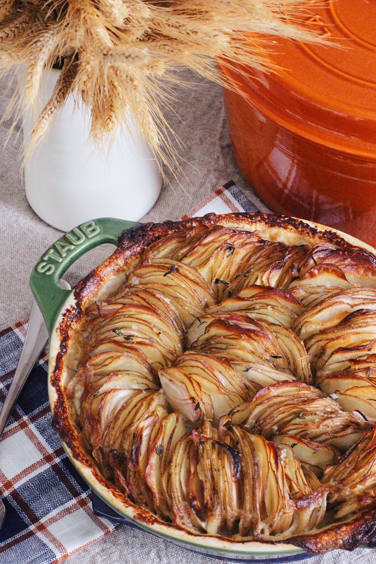 Hasselback Potato Gratin – HonestlyYUM