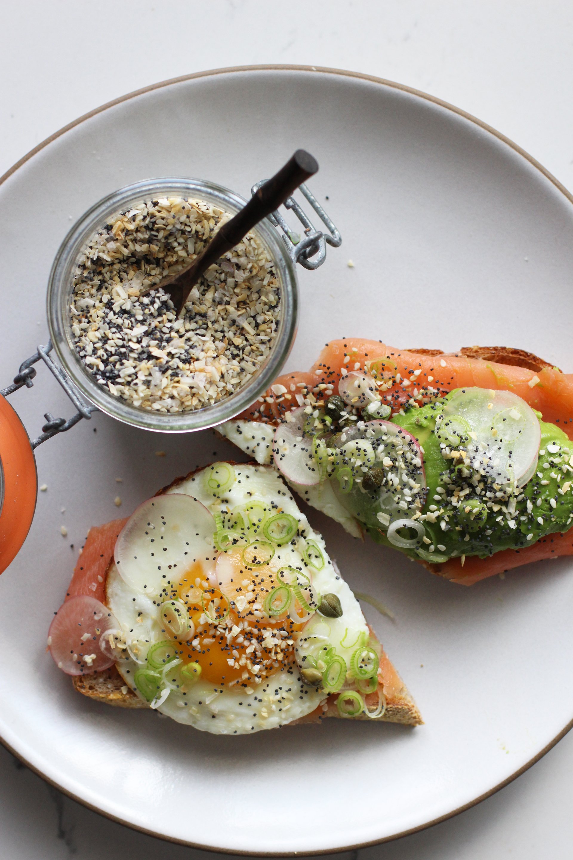 Everything Spice Poached Egg Avocado Toast