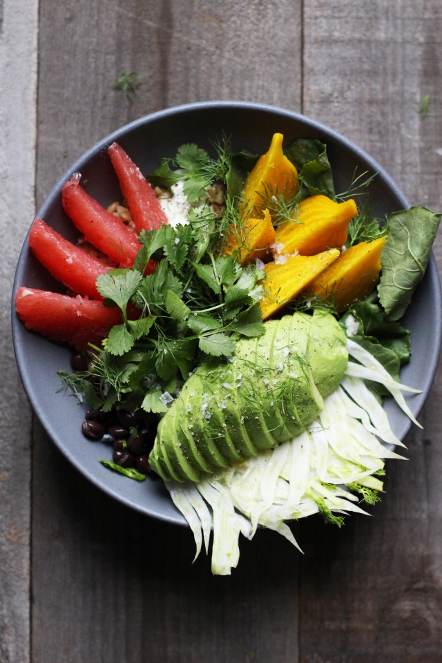 vegan winter bowl