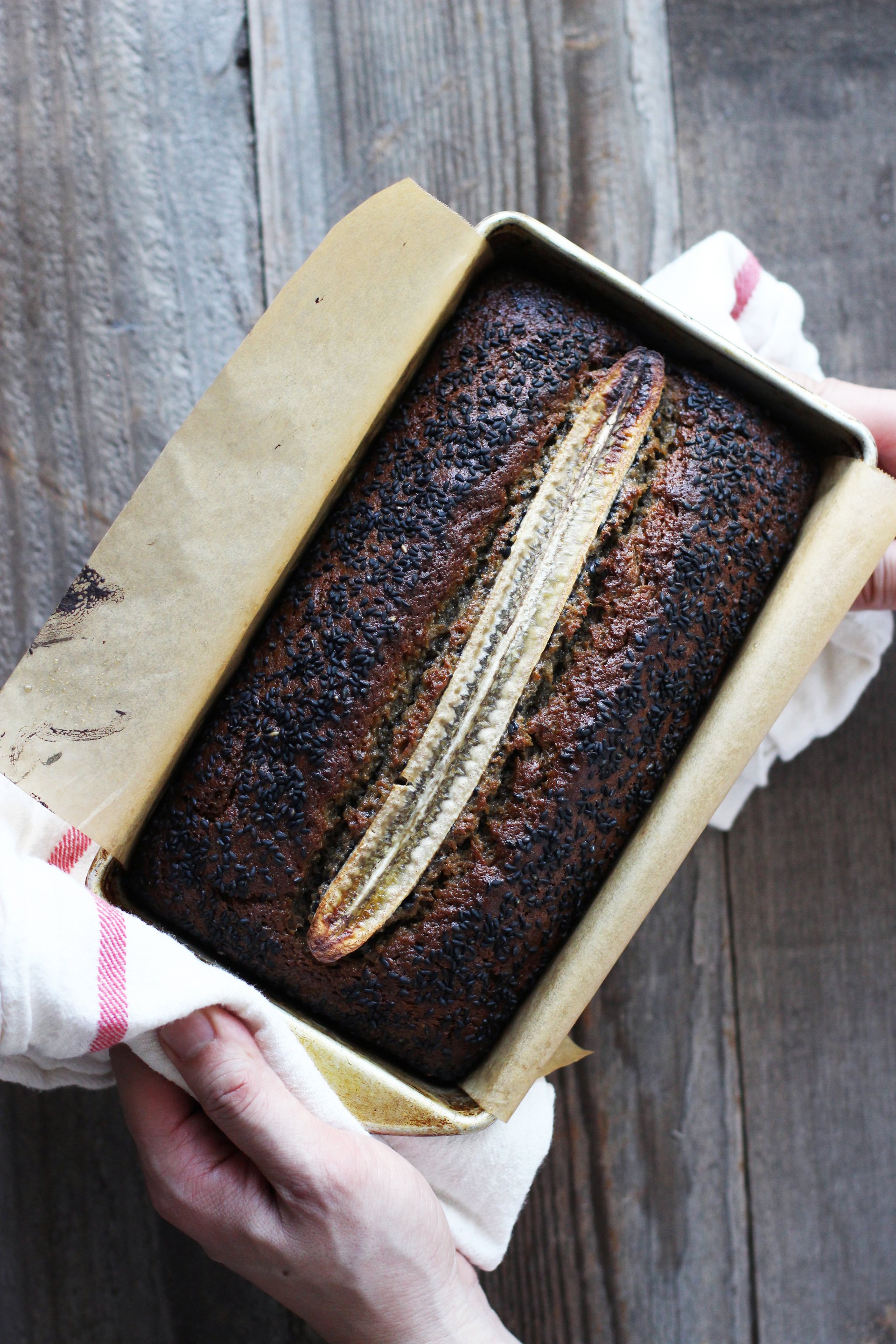 Black Sesame Banana Bread Honestlyyum