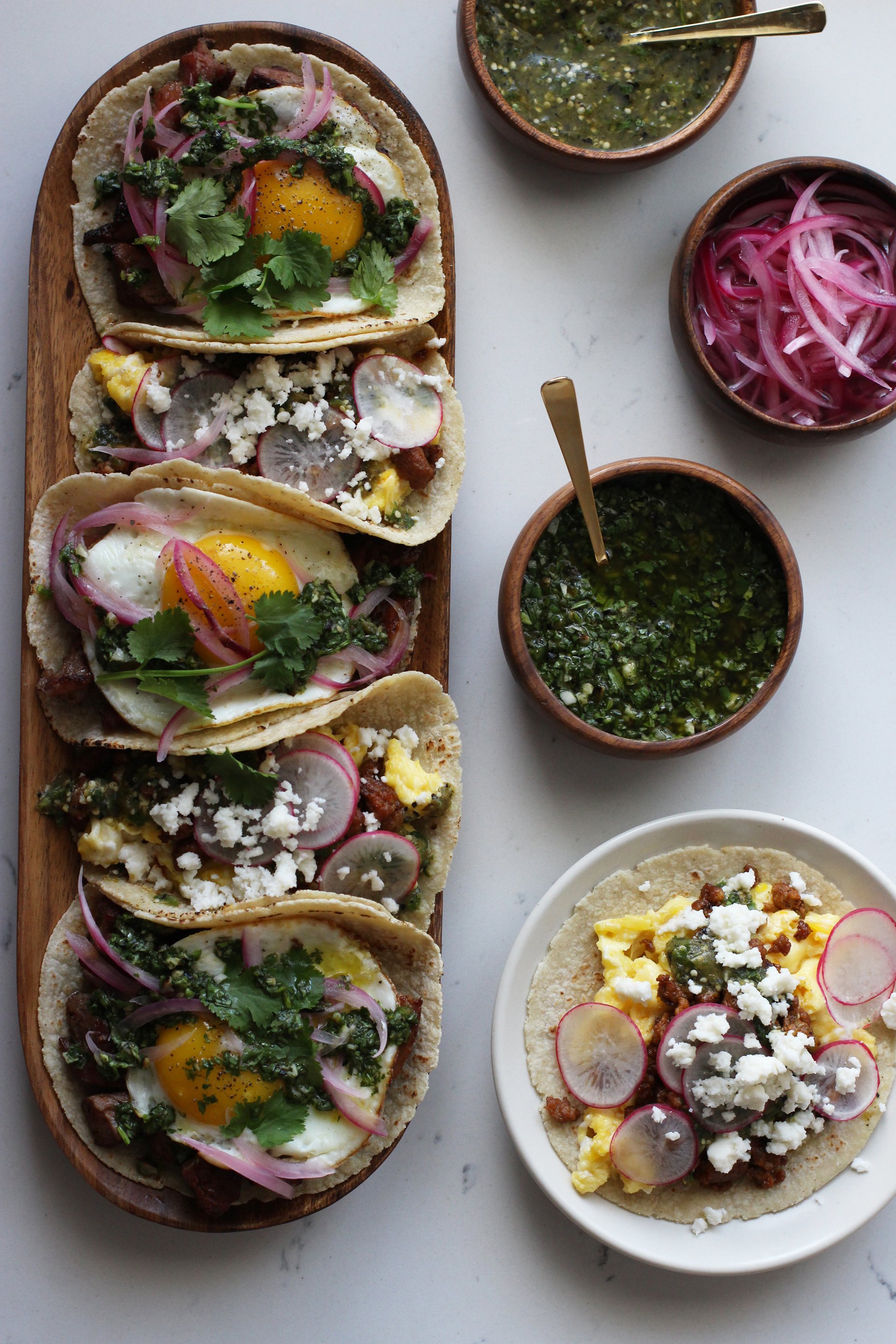 Breakfast taco spread | HonestlyYUM