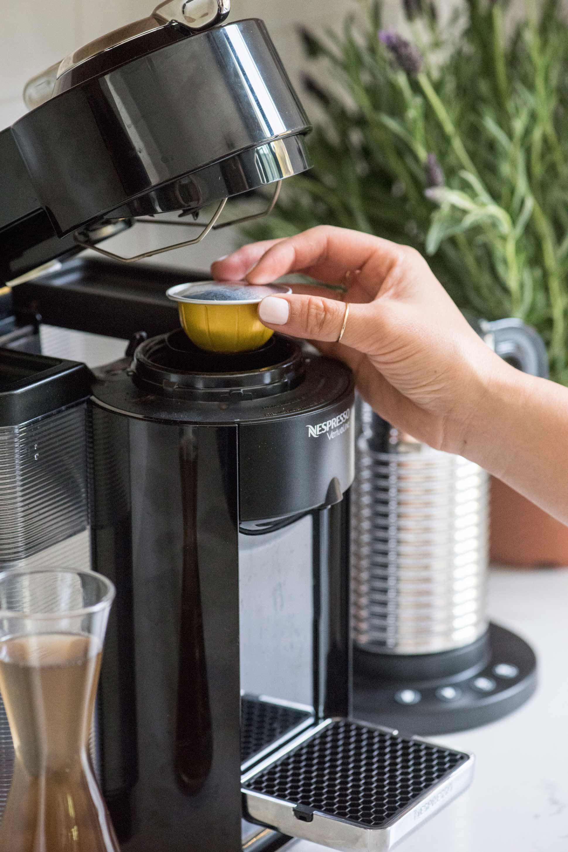 First time making iced coffee at home, using my @nespresso.ca #icedcoffee # nespresso #nespressomoments (not sponsored lol)