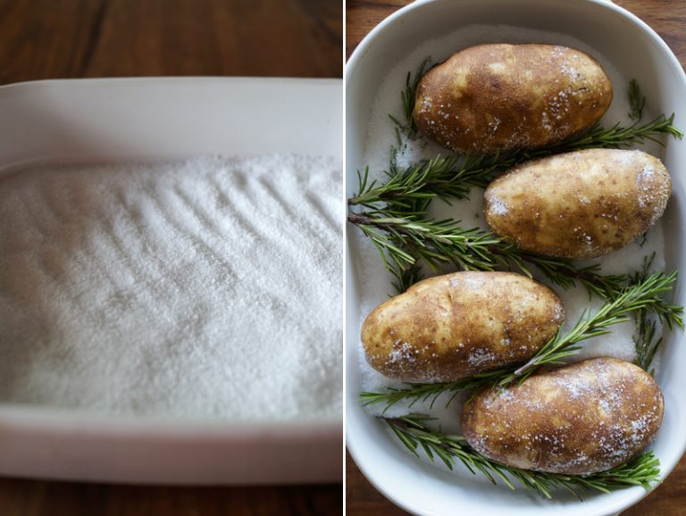 Salt Baked Potato HonestlyYUM