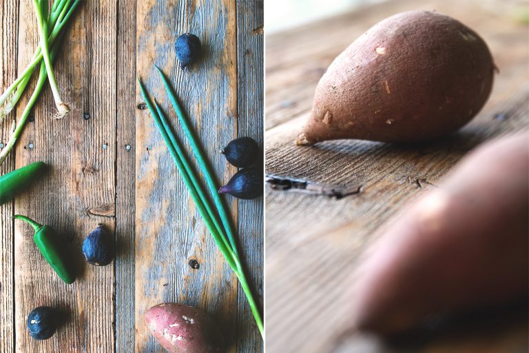 Roasted Yams and Fresh Figs HonestlyYUM