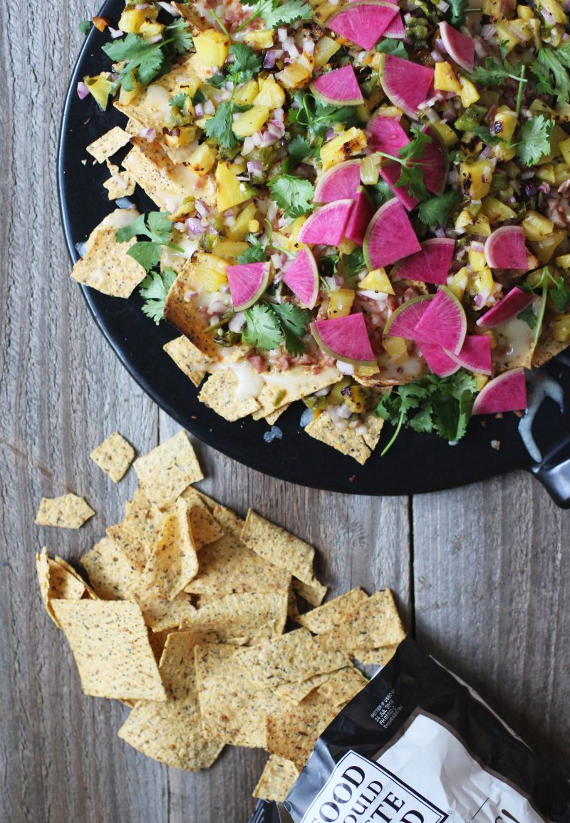 Grilled Pineapple Nachos HonestlyYUM