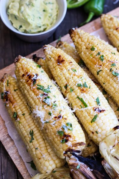 Grilled Corn With Jalapeño Honey Butter – HonestlyYUM