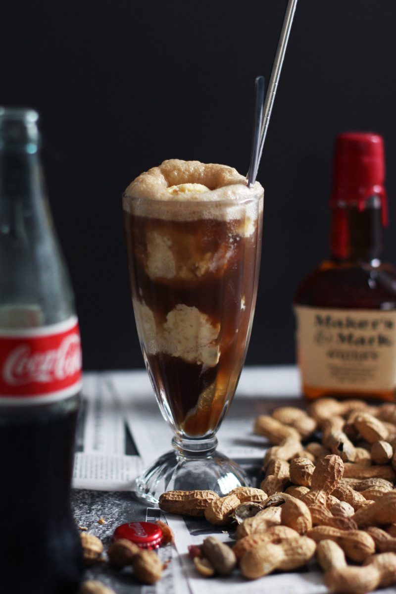 Salted Peanut Ice Cream Bourbon Coke Floats – HonestlyYUM
