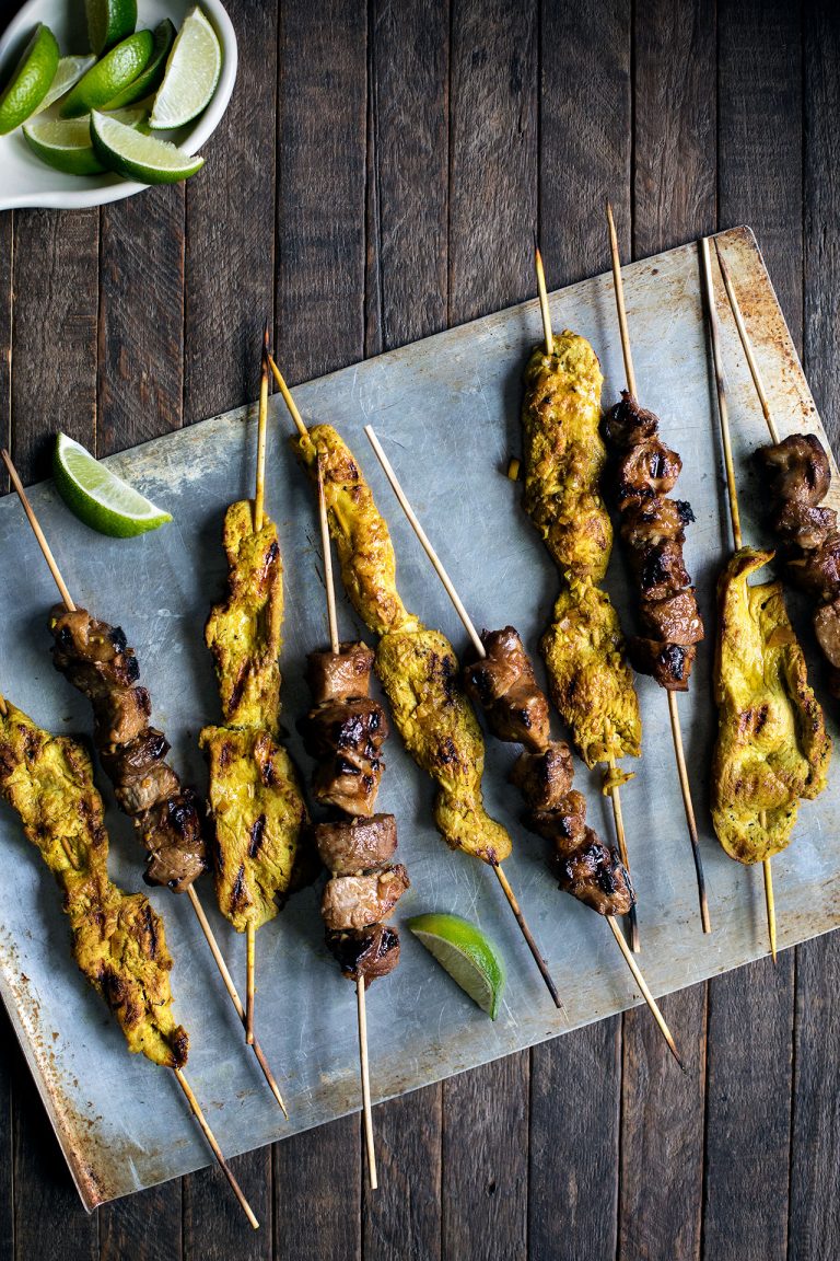 Chicken Satay Lettuce Wraps HonestlyYUM