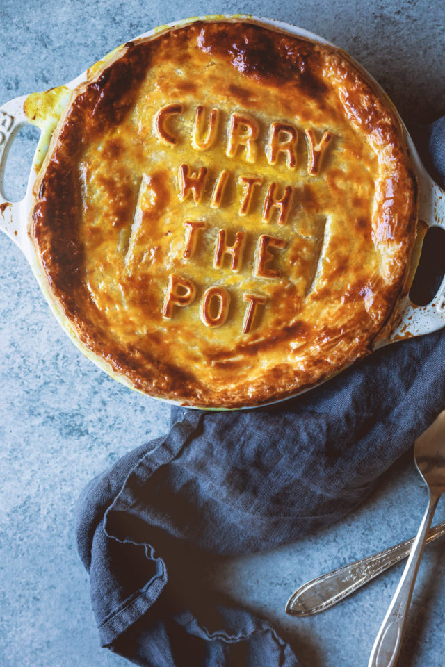 Curry Chicken Pot Pie Recipe by HonestlyYUM