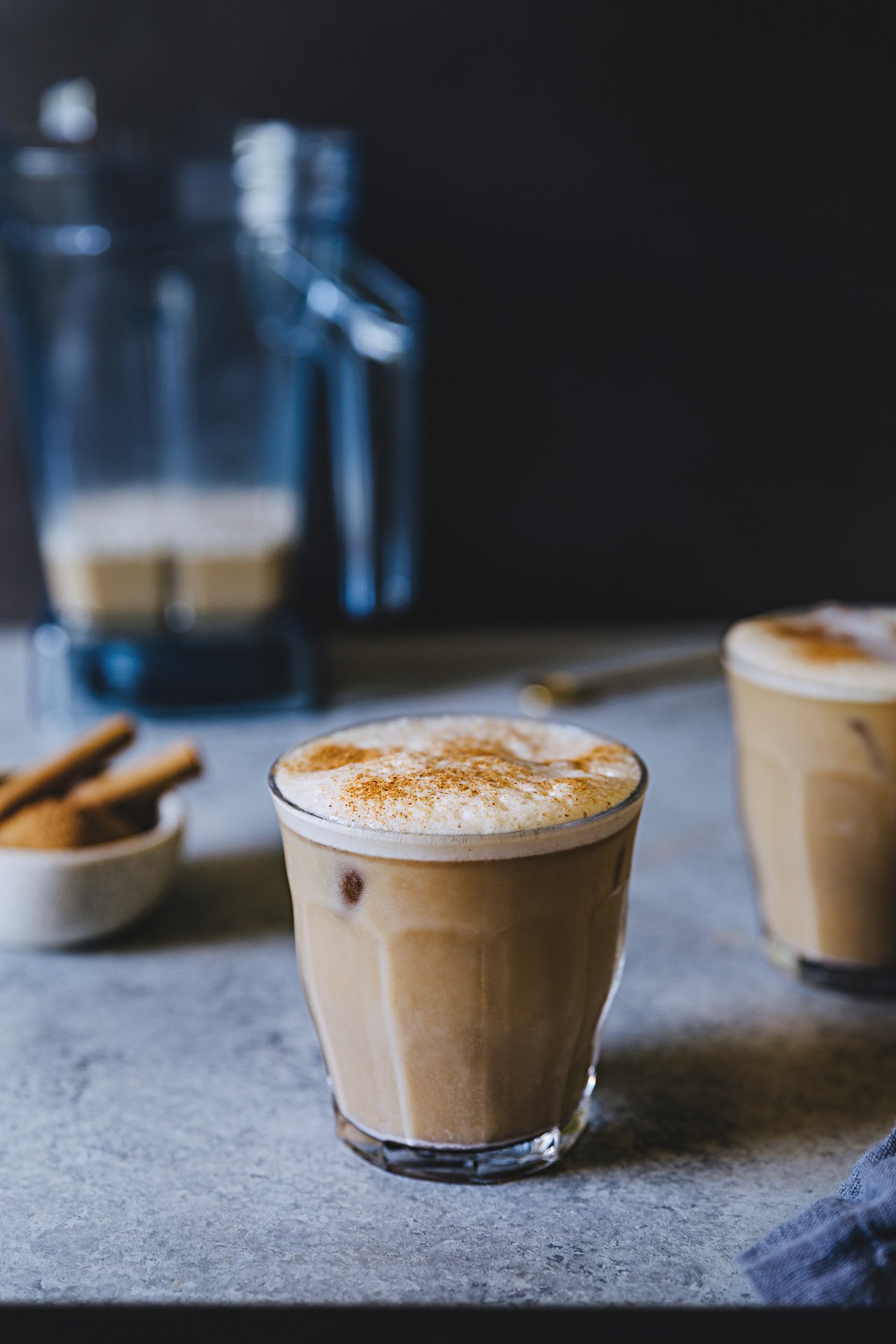 Vanilla Bean Horchata Iced Coffee - Nutmeg Nanny