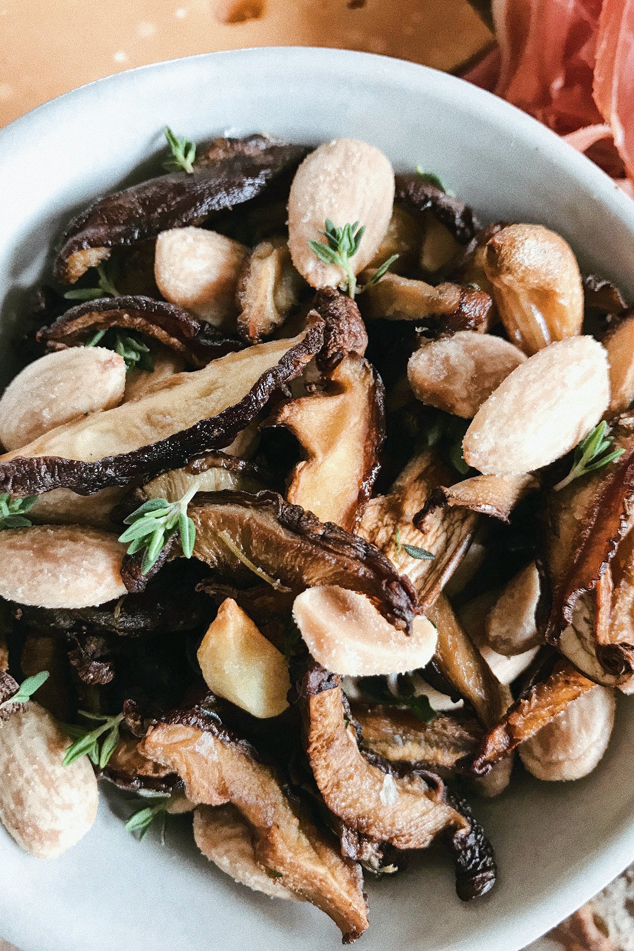 Black Truffle Almonds + Roasted Shiitake Mushroom Mix