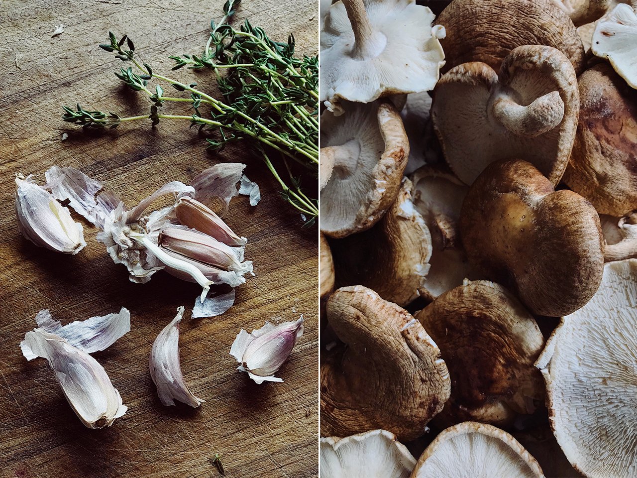 Roasted Shiitake Mushrooms