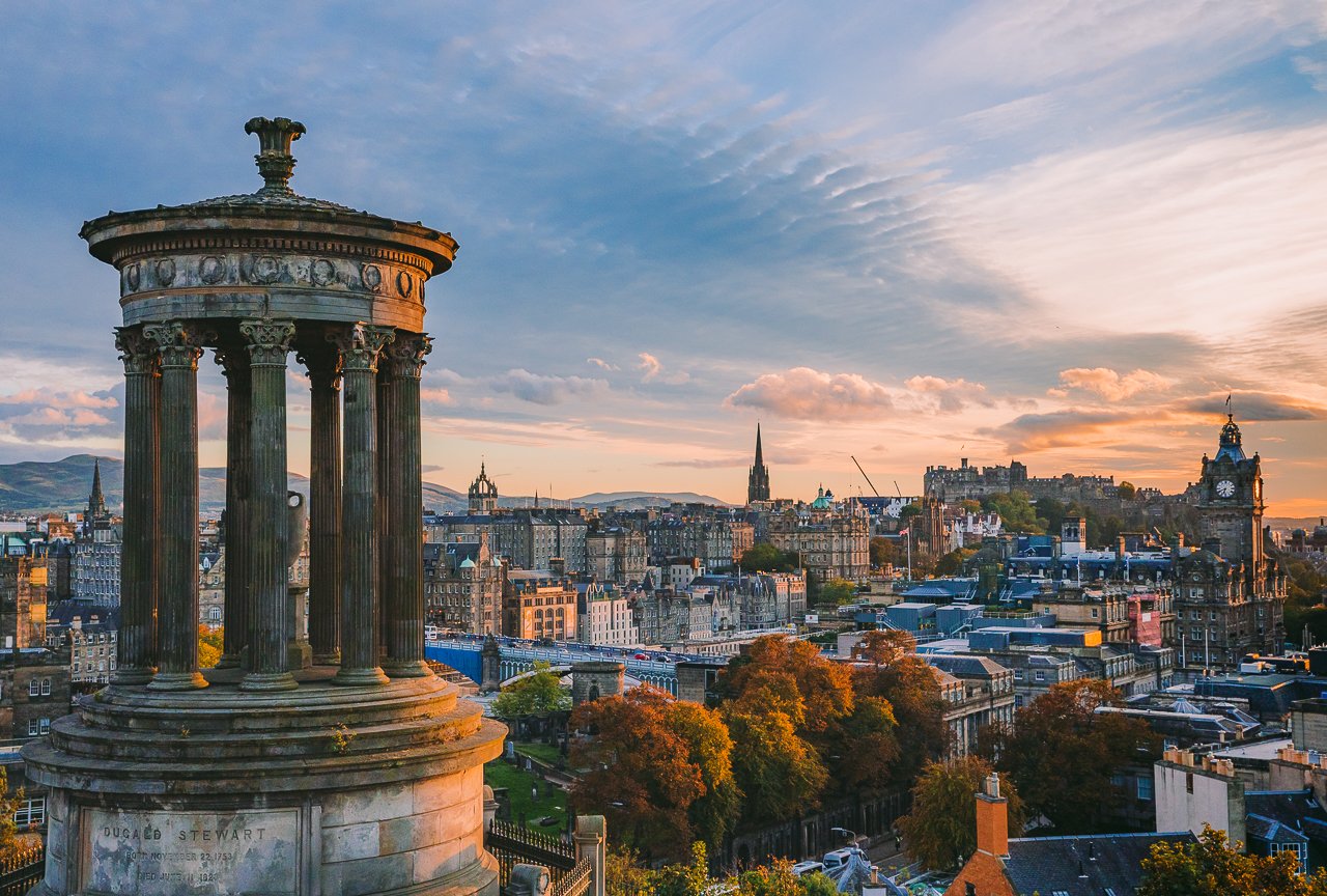 View from Calton Hill, Edinburgh Travel Guide by HonestlyYUM