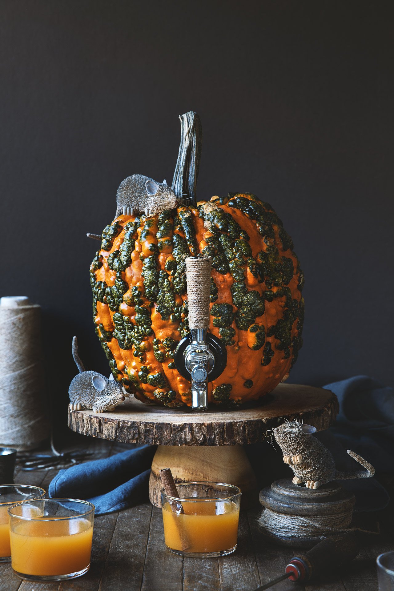 Pumpkin keg tap kit for your next Halloween party!