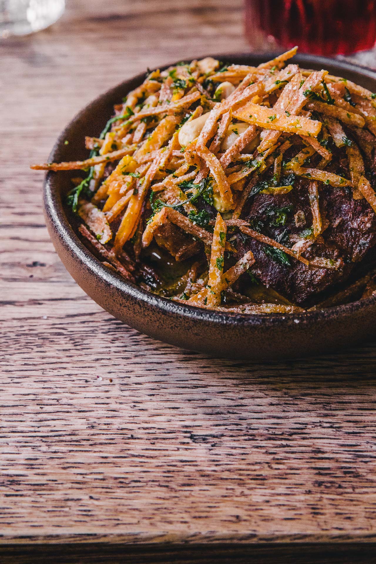 Slow-cooked ox cheek, Refuge, Manchester, England.